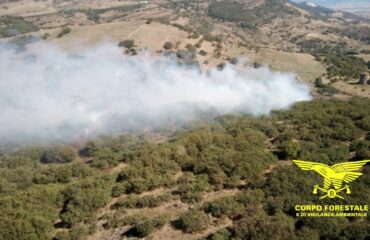 incendio a bortigali