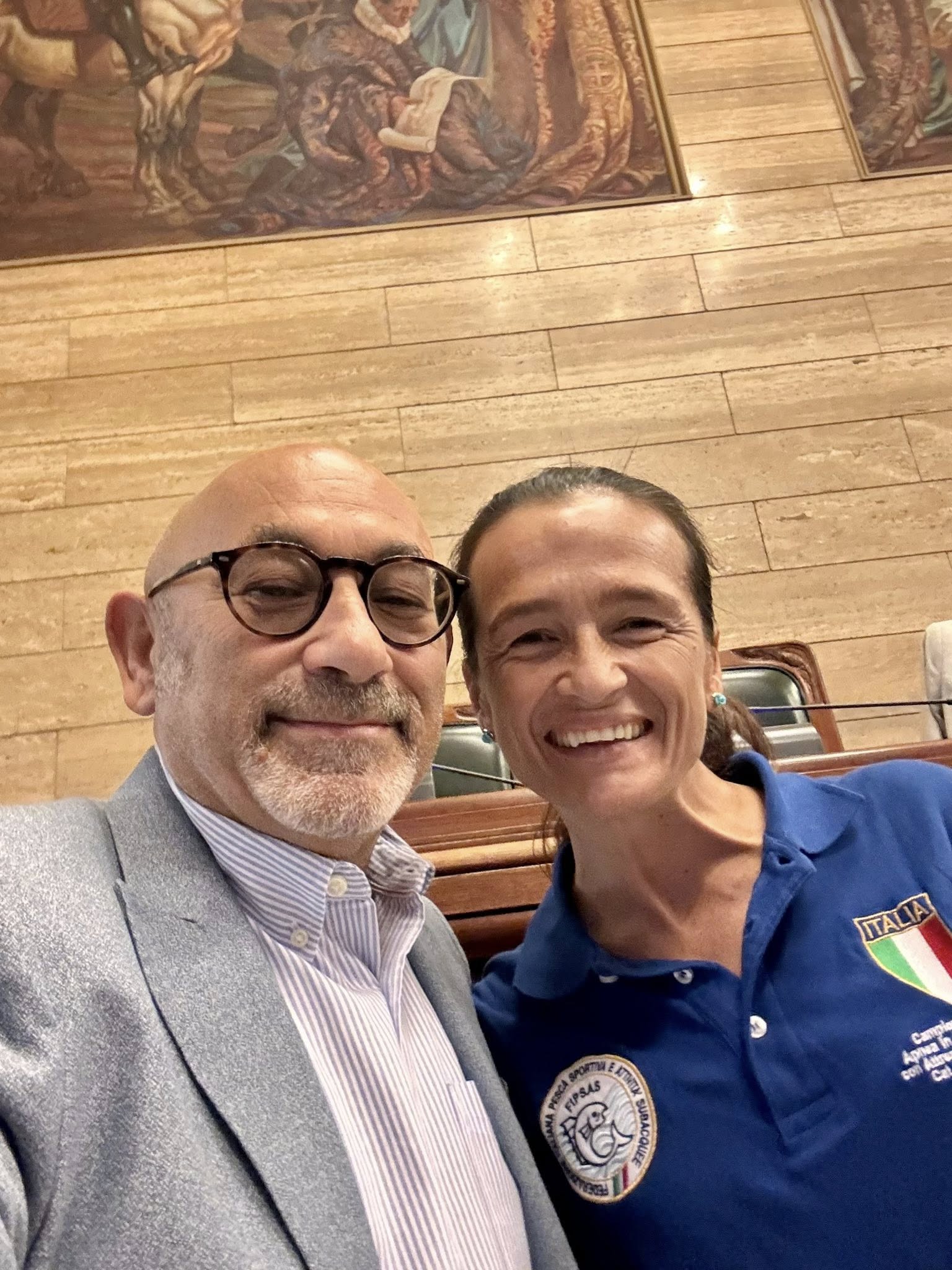 premiazione sportivi in comune a Cagliari