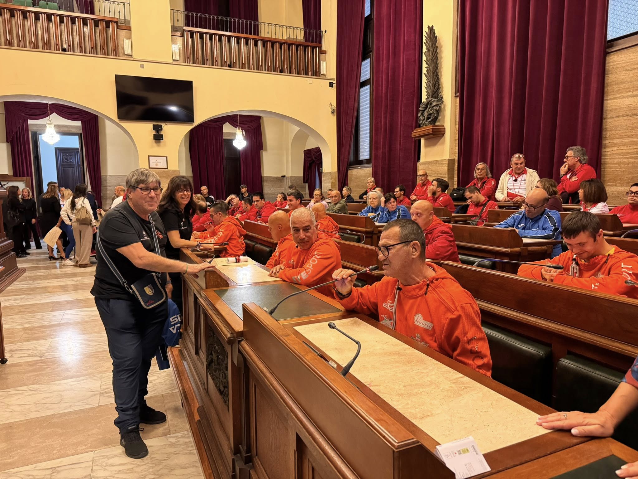 premiazione sportivi in comune a Cagliari