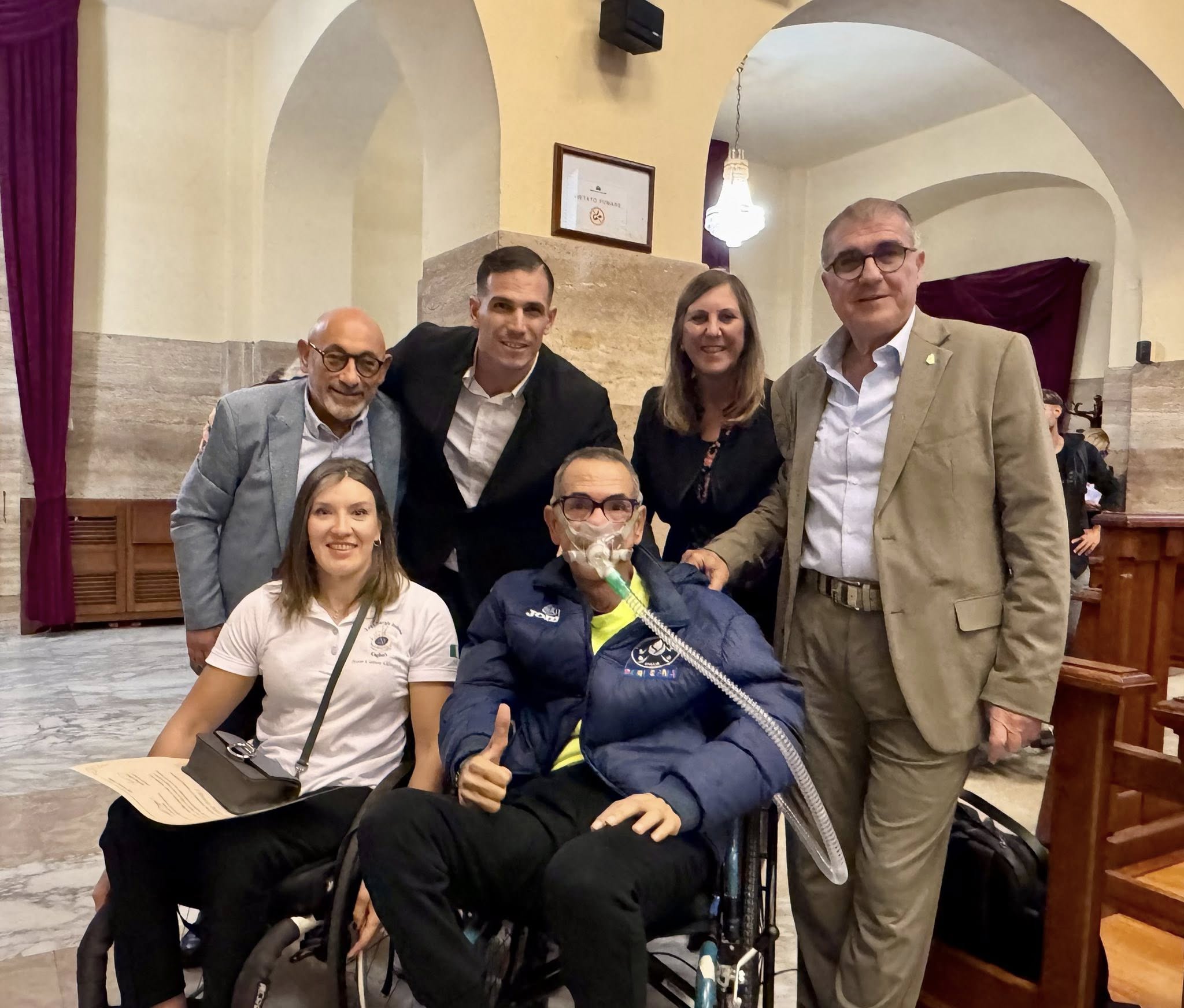 premiazione sportivi in comune a Cagliari