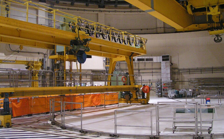 La centrale di Caorso (Wikipedia)