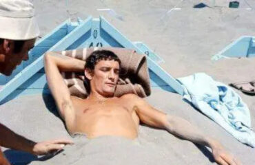 Gigi Riva fa le sabbiature