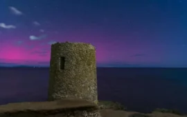 aurora boreale sardegna