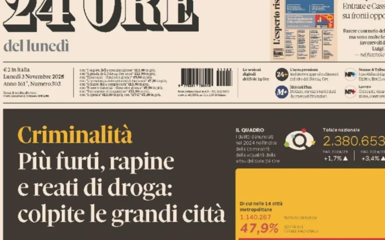 Oristano si conferma ancora una volta la città più sicura d’Italia
