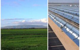 Monte Arci e un impianto termodinamico