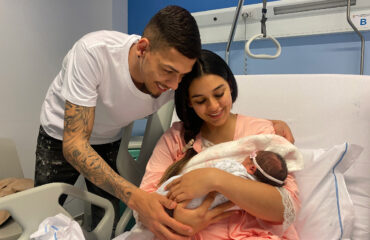 I genitori con la piccola