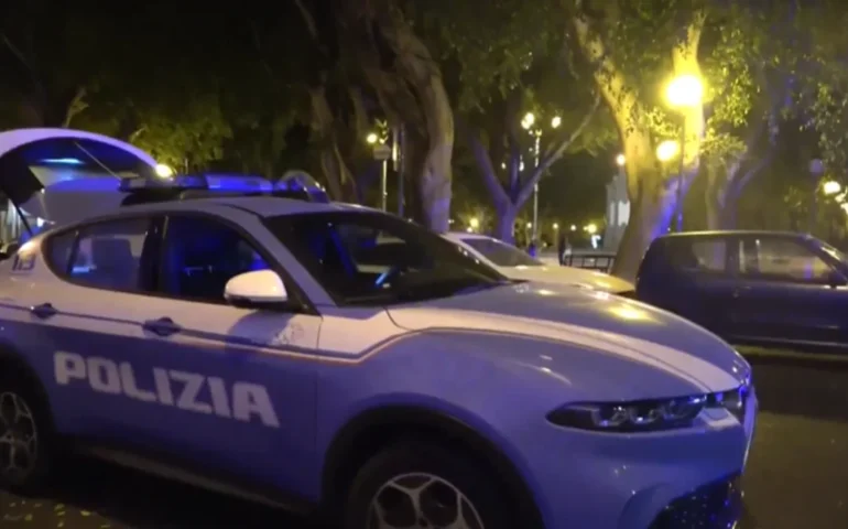 polizia di notte a cagliari