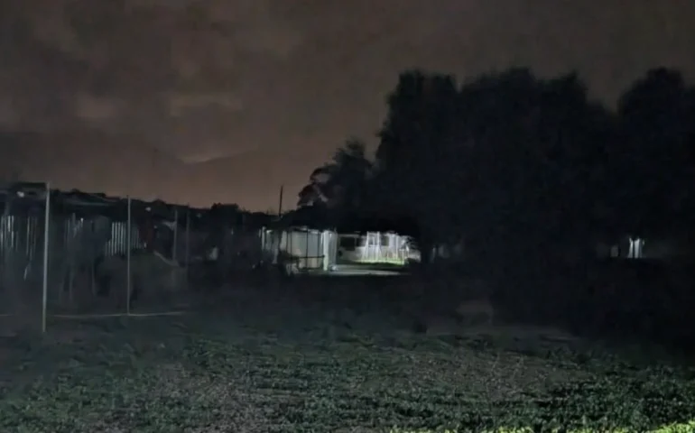 rifugio di gonnosfanadiga al buio