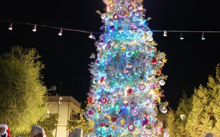 Inaugurazione dell'albero di Settimo San Pietro
