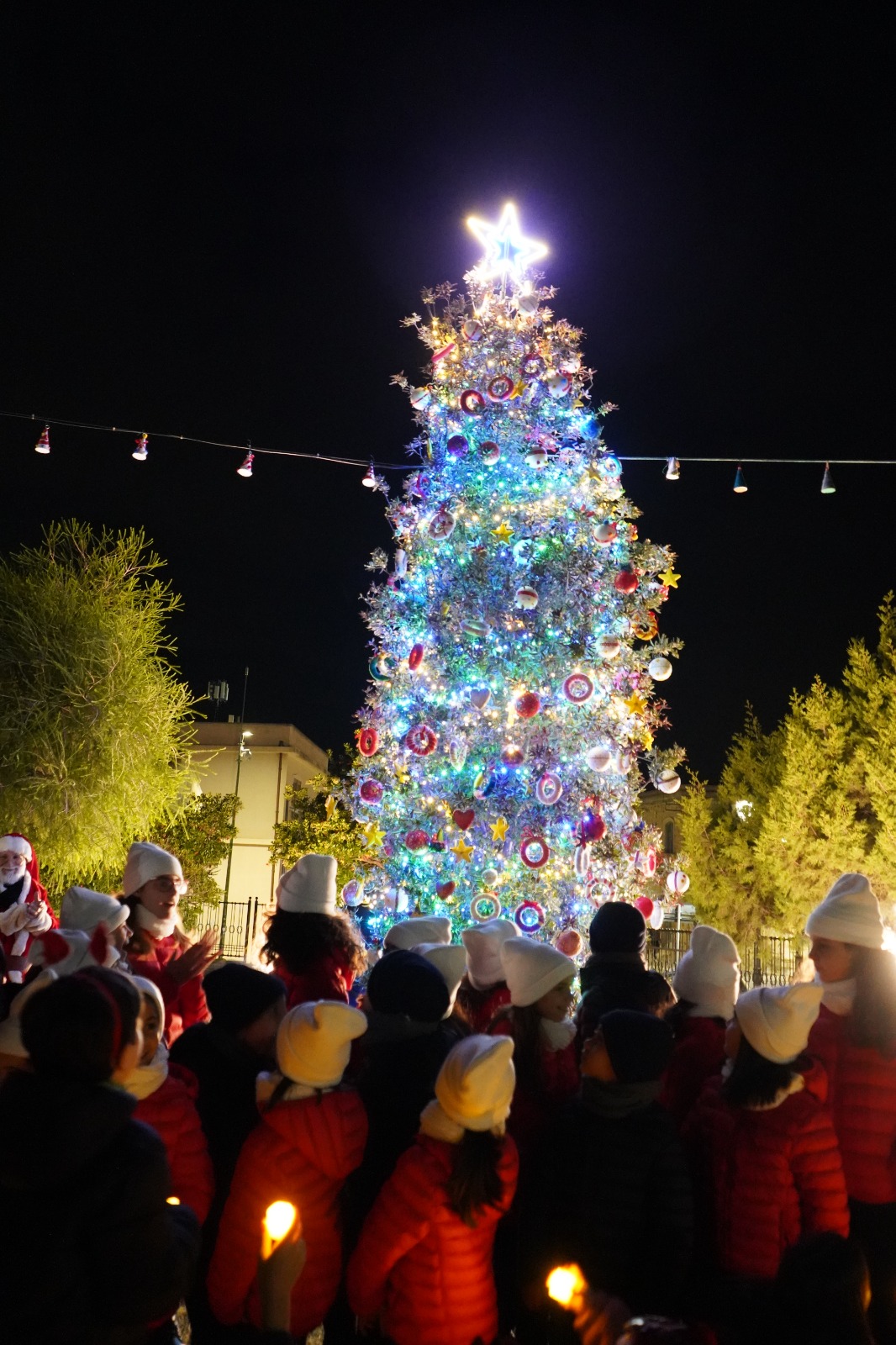 Inaugurazione dell'albero di Settimo San Pietro