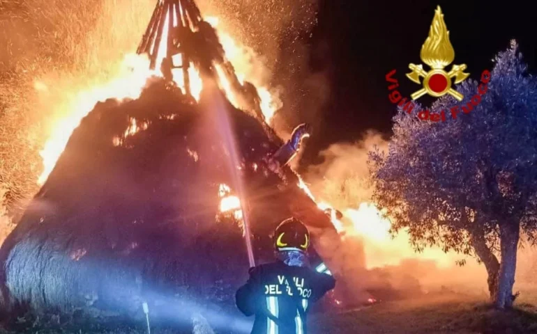 incendio pinnetto marrubiu