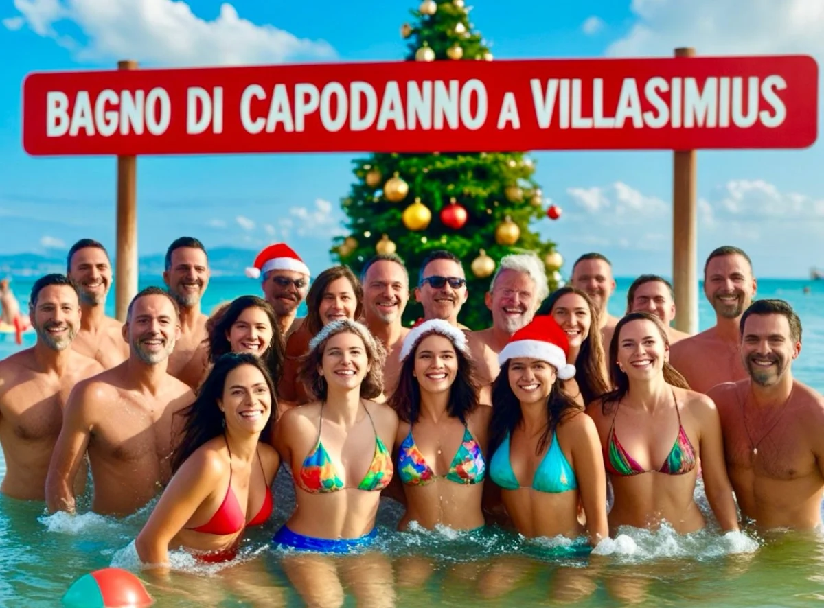 A Villasimius tutti invitati al bagno di Capodanno: il nuovo anno inizia in mare. Parteciperete?