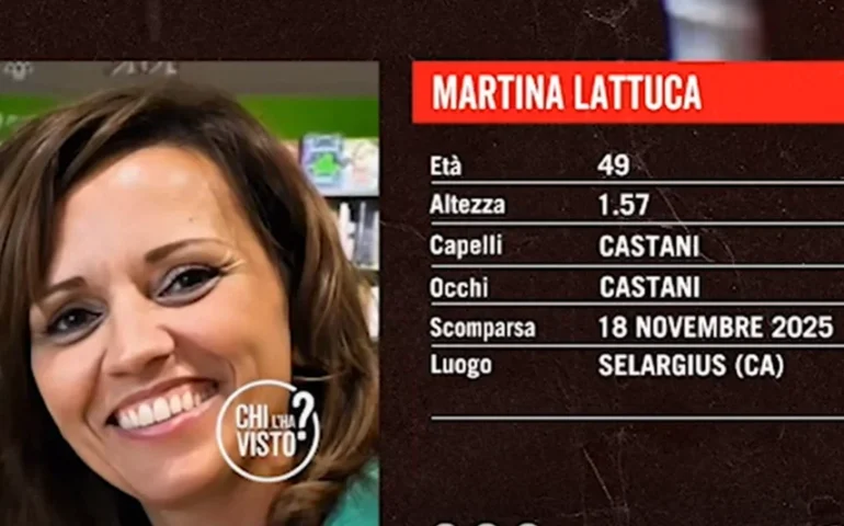 scomparsa martina lattuca