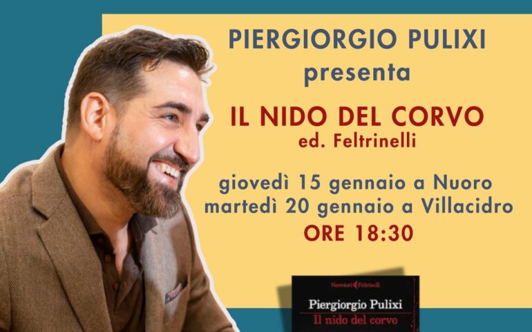 Riparte il “Dicembre Letterario”: Pulixi inaugura l’XI edizione con il suo “Il nido del corvo”