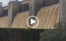 Il gigante del Cixerri fa il pieno: la diga di Genna Is Abis ai massimi livelli dopo il nubifragio dei giorni scorsi