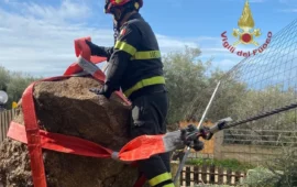 Terrore a Quartu: masso da 3 tonnellate precipita vicino a un’abitazione