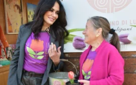 Maria Grazia Cucinotta ospite d’onore al Giardino di Lu