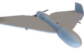 Il drone che ha colpito la base italiana (Foto Wikipedia)