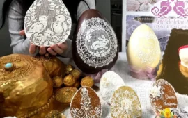 Le uova di Pasqua ricamate di Rita Cardia: il dsegreto del suo S’Ou Pintau fatu in domo