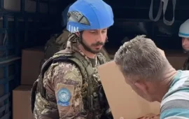 Oltre il fuoco della Linea Blu: la Brigata Sassari consegna 13 tonnellate di aiuti in Libano