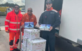 I gamberi sequestrati e dati in beneficenza