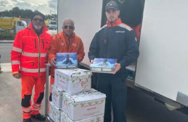 I gamberi sequestrati e dati in beneficenza