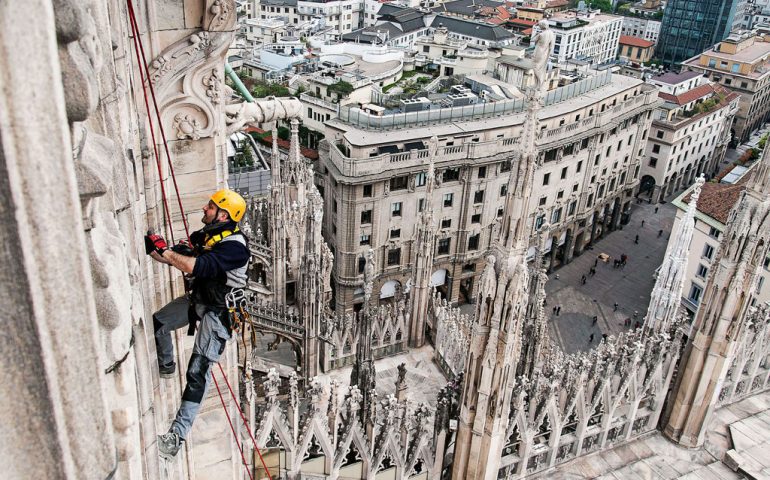 L’edificazione del Duomo di Milano procede da oltre seicento anni