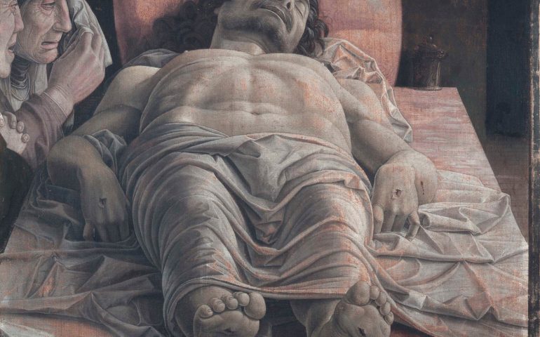 Opere d’arte milanesi: il Cristo Morto di Andrea Mantegna, capolavoro sconvolgente e rivoluzionario