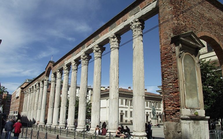Lo sapevate? Le colonne di San Lorenzo sono uno dei rari reperti superstiti della Milano romana imperiale