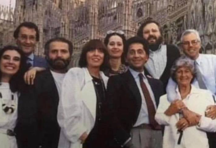 I grandi della moda italiana che tutti ci invidiano in uno scatto del 1985