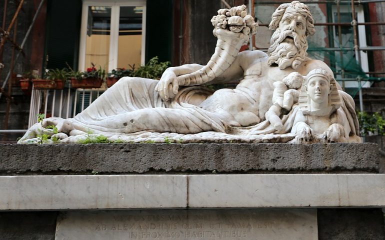 Lo sapevate? A Napoli c’è una statua scolpita da antichi egiziani che si stabilirono in città nel II Secolo dopo Cristo