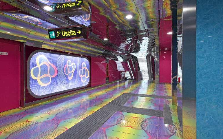 Metro dell’Arte: la stazione università, un formidabile viaggio sensoriale