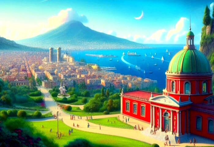 Una Napoli e i suoi monumenti in versione cartone animato. La fantastica idea che spopola sul web. Chi c’è dietro e di cosa si tratta