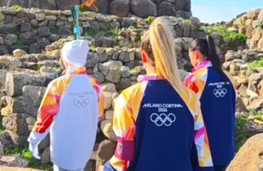 barumini fiamma olimpica