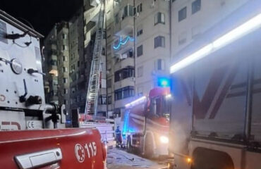 L'incendio di ieri notte a Sant'Elia