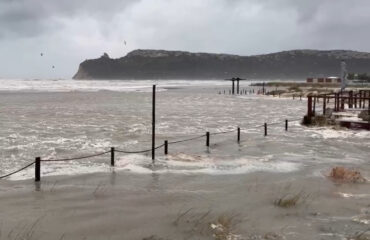 La mareggiata al Poetto