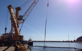 Nave de pisca afundada oe su recùperu