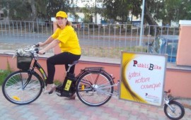 Tortolì publitzidade “birde” cun is Pubblibike