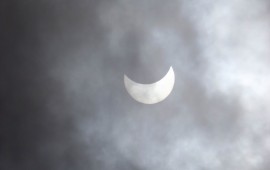 L'eclissi di sole vista da Tortolì ( foto Alessandra Useli)
