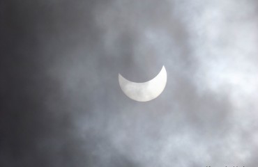 L'eclissi di sole vista da Tortolì ( foto Alessandra Useli)