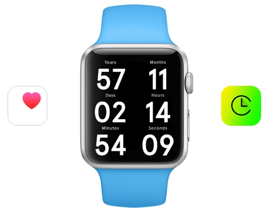 Life Clock, l’app per Apple Watch che segna la data della tua morte