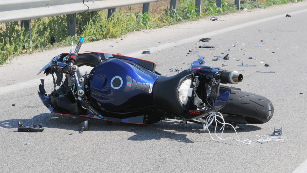 incidente moto, immagine di repertorio