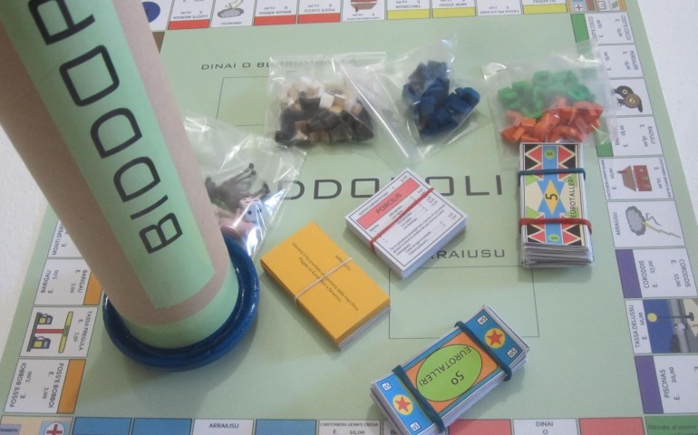 Lo sapevate? Esiste Biddopoli, il gioco da tavola ispirato al Monopoli e ambientato in Ogliastra
