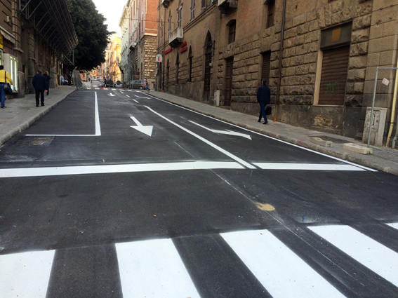 Cagliari: Dopo sei mesi di lavori riapre al traffico via Sassari