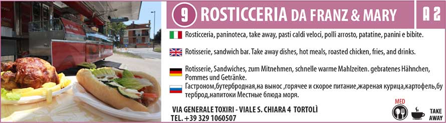 ROSTICCERIA DA FRANZ E MARY paninoteca polli pattatine take away