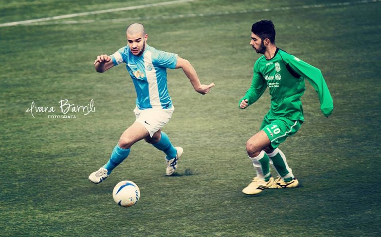 Gabriele Boi con la maglia Bari Sardo. (foto di Ivana Barrili)