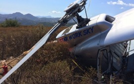 l'elicottero caduto ad arzana