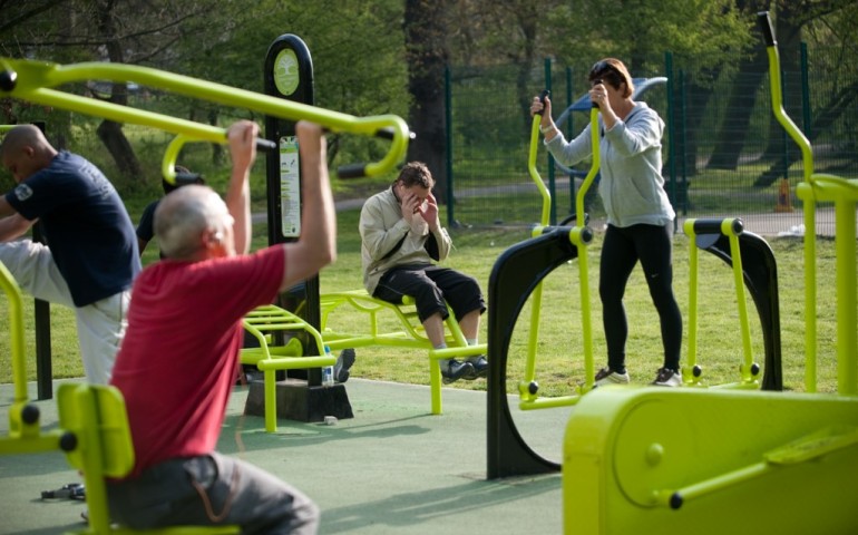 Green Heart. La prima palestra all’aperto che trasforma le calorie bruciate in energia