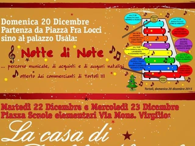 Al via le manifestazioni natalizie a Tortolì. Si parte oggi con i Mercatini di Natale in piazzetta Roma