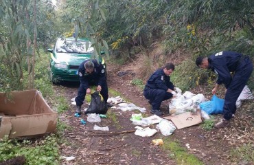 discarica abusiva tortolì guardie ecozoofile rifiuti